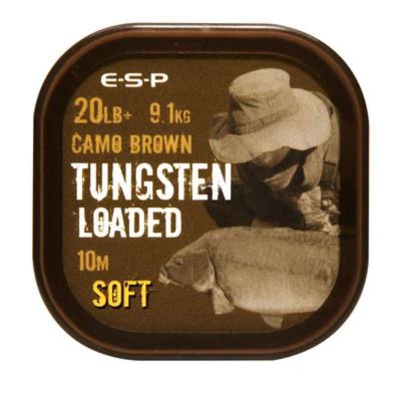 ESP Tungsten Loaded Hooklink Camo Brown