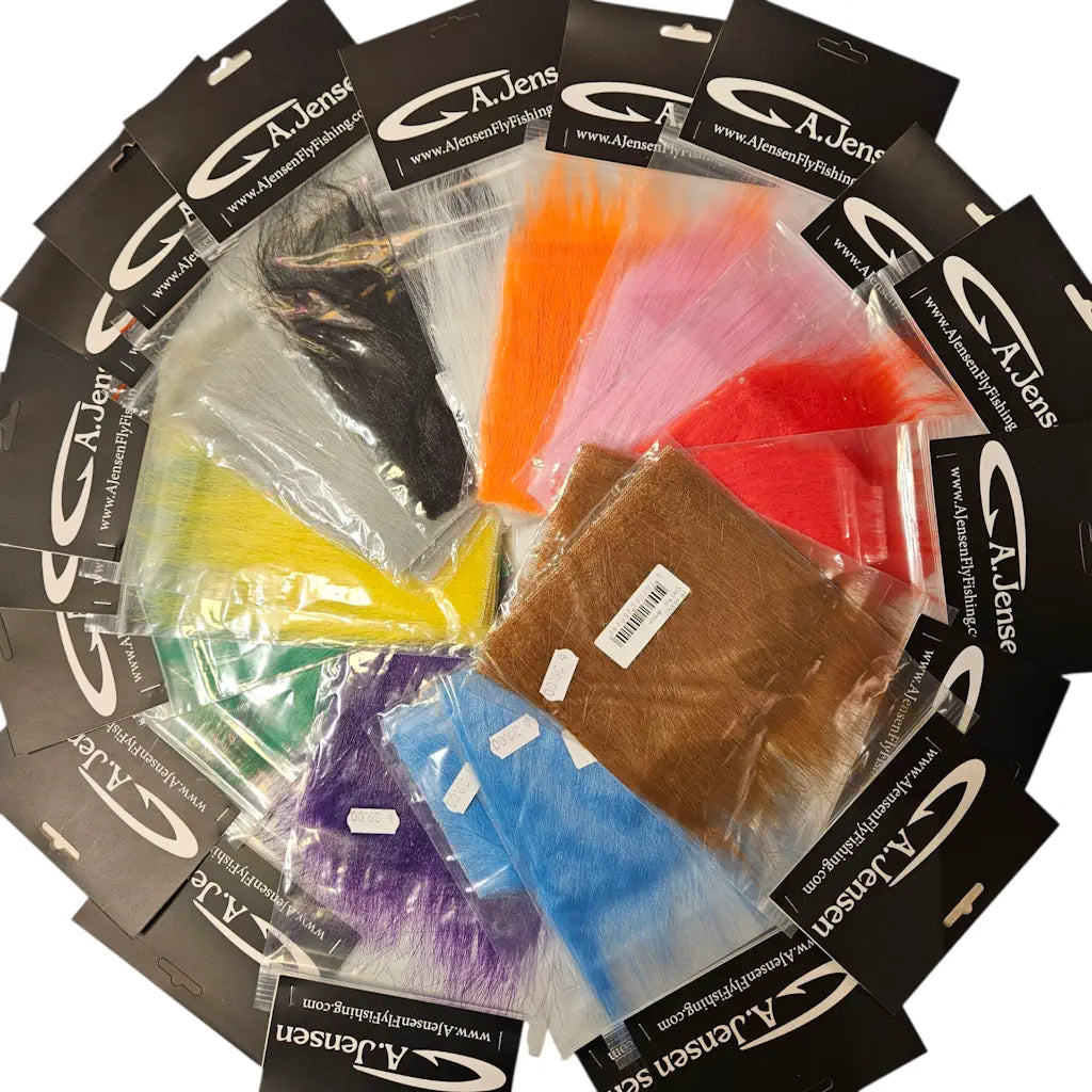 19 pakker Craft Fur til Fluebinding