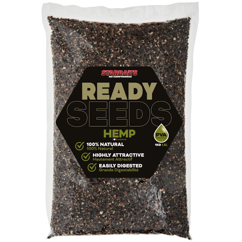 Starbaits Ready Seeds Hemp Hampefrø 1kg
