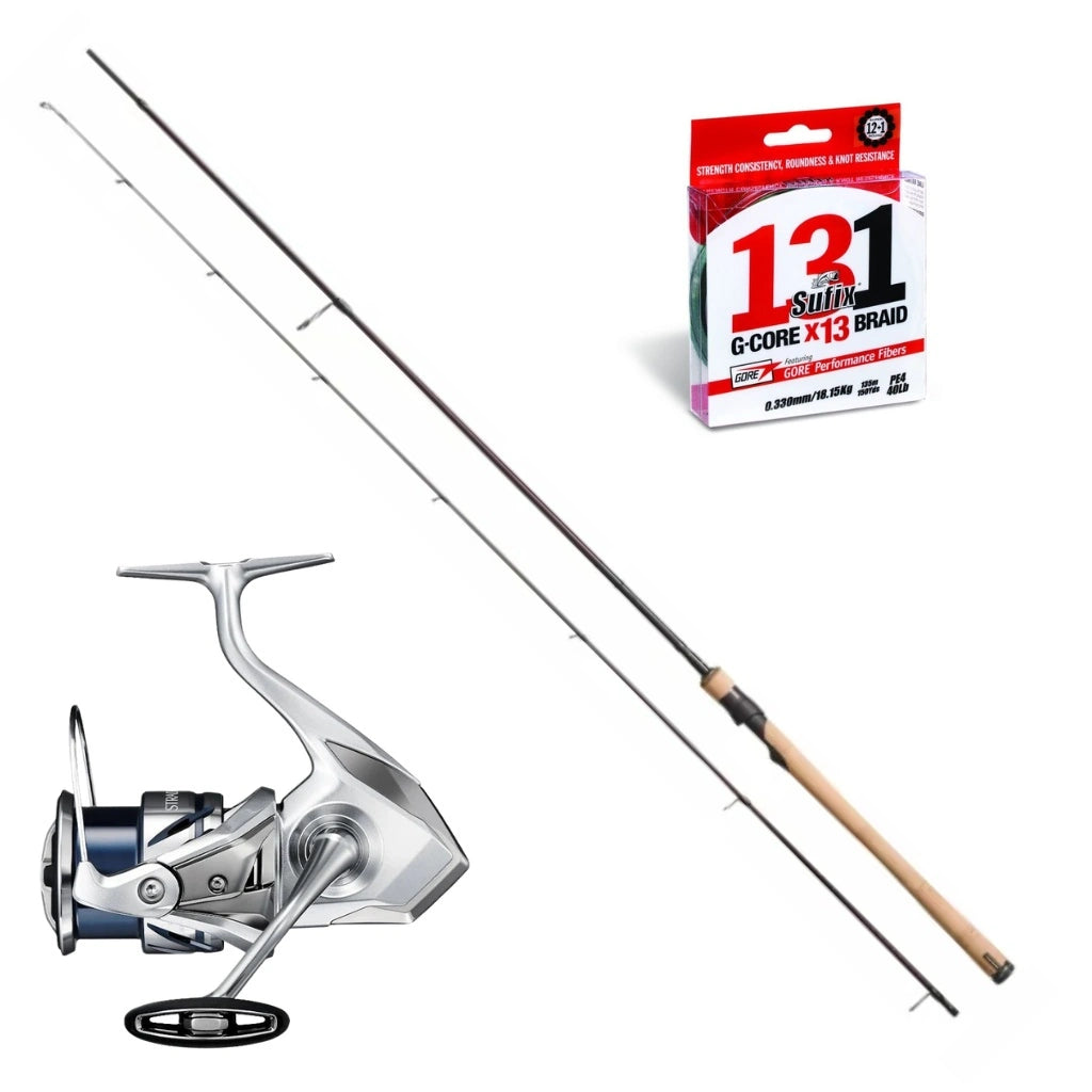 Kystsæt til havørredfiskeri på kysten "Silver"