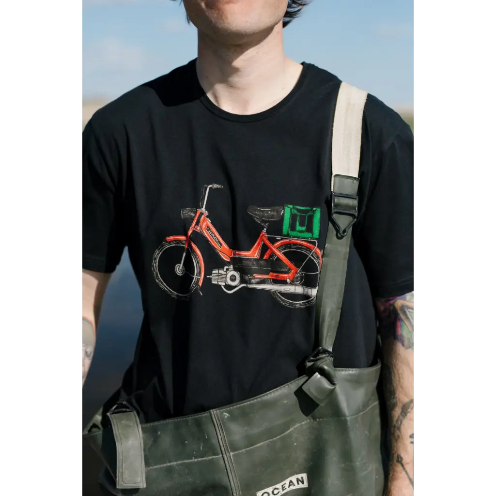 Red Maxi T-shirt Moonless Night LAKOR