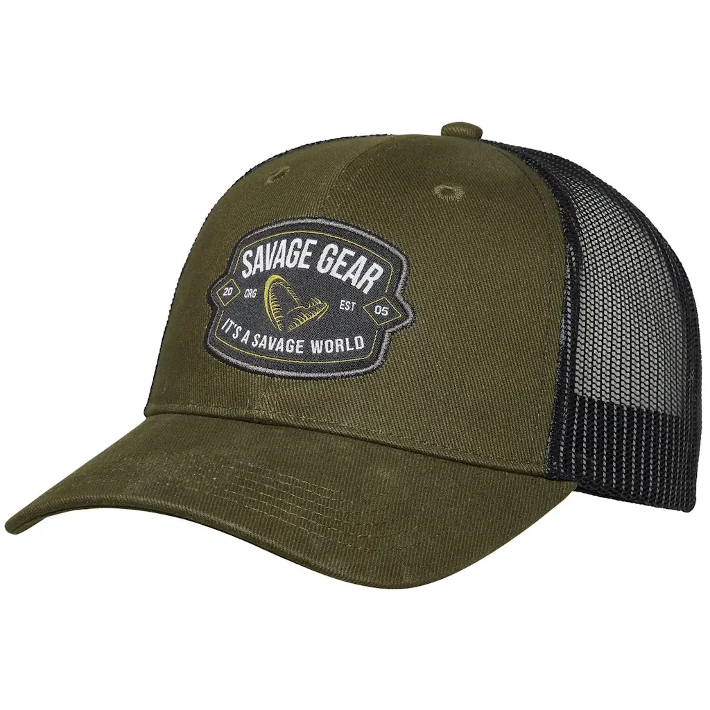 Savage Gear Badge Trucker Cap Green