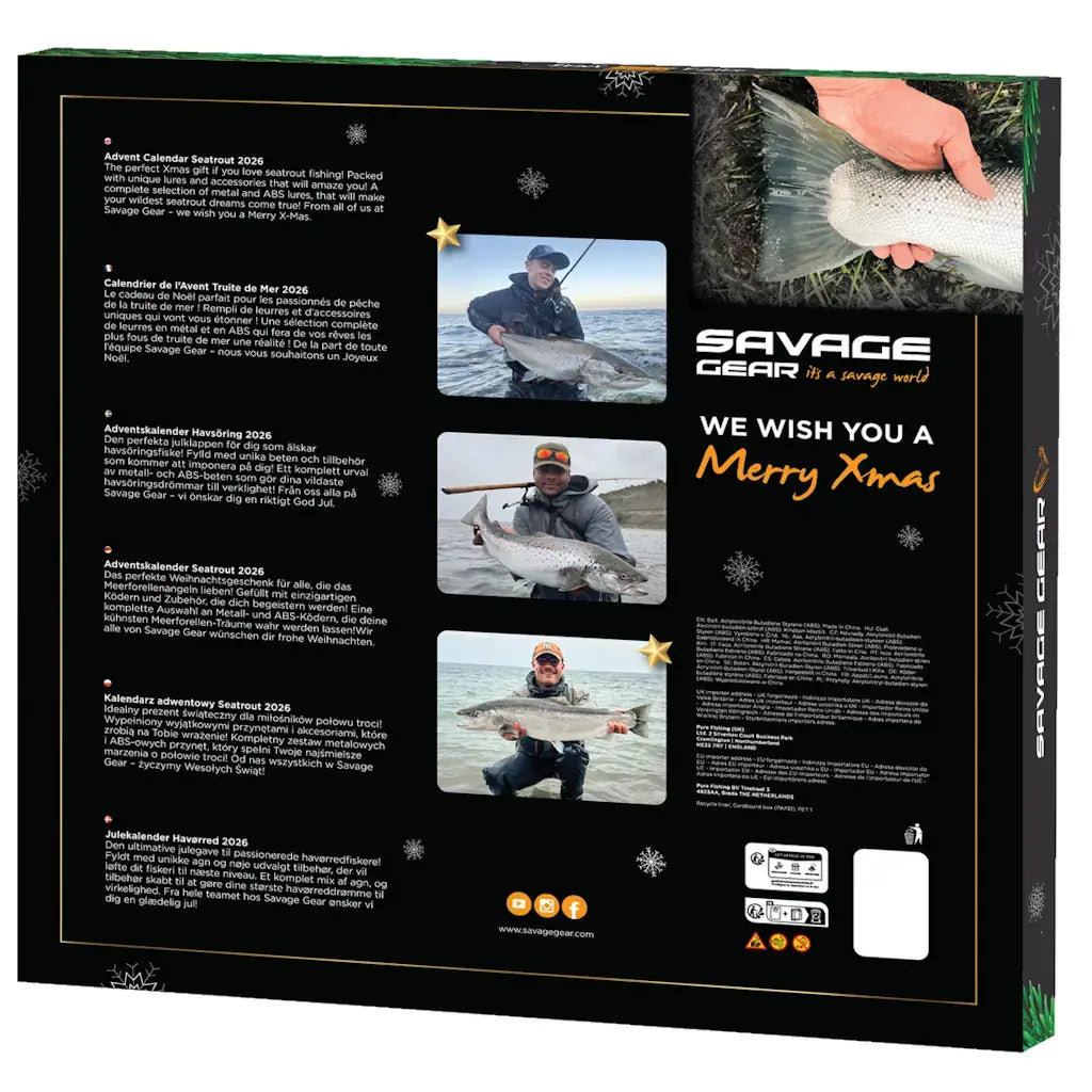 Savage Gear Advent Calendar Seatrout 2026 - havørred julekalender