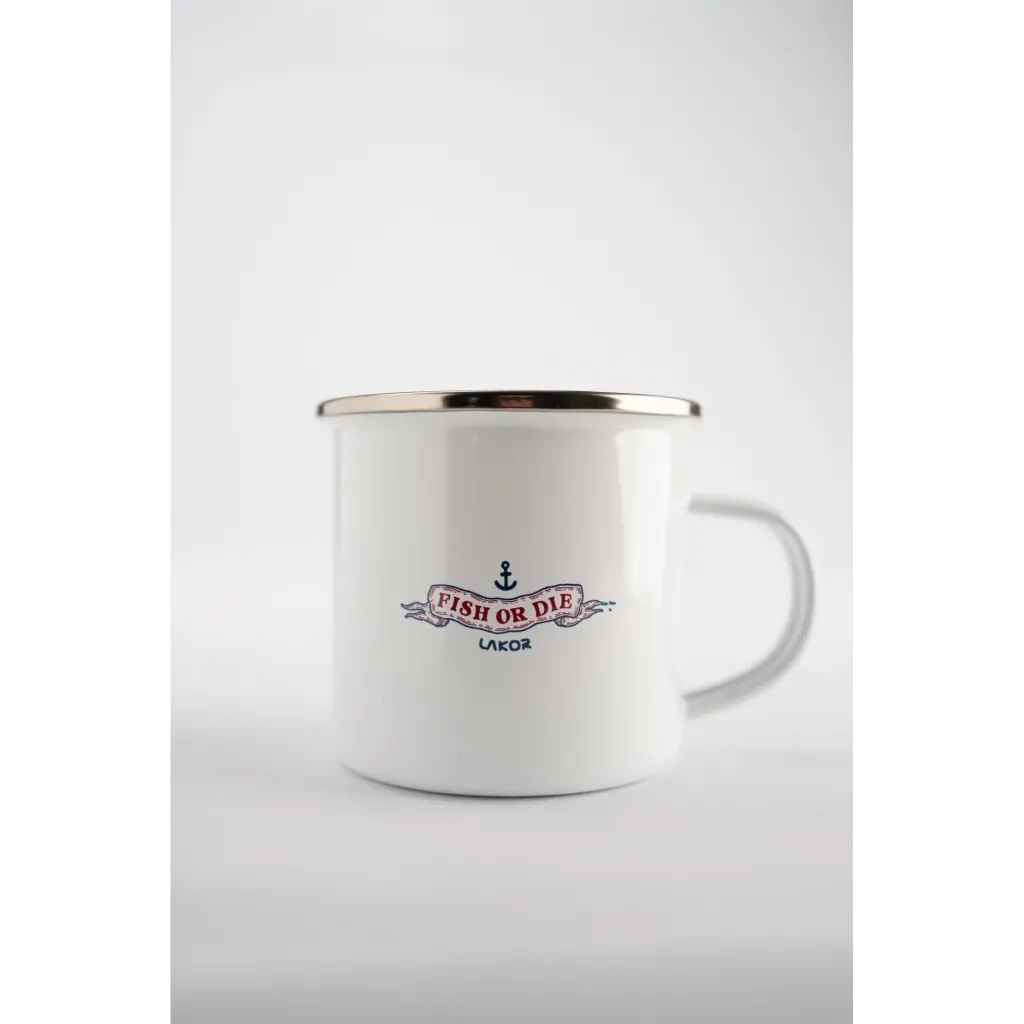 The Smoking Salmon Emaljekrus LAKOR