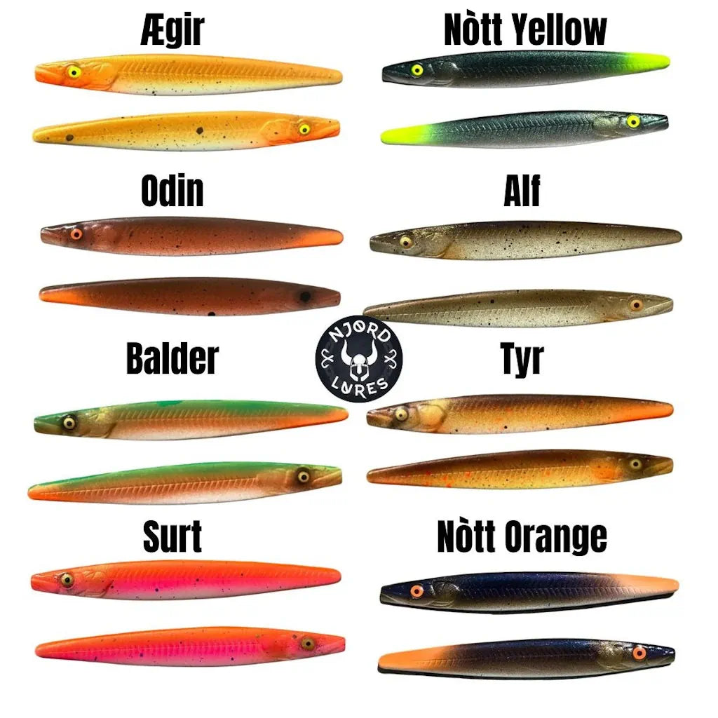 Savage Gear Zerling custom farver 16g og 20g - Njord Lures