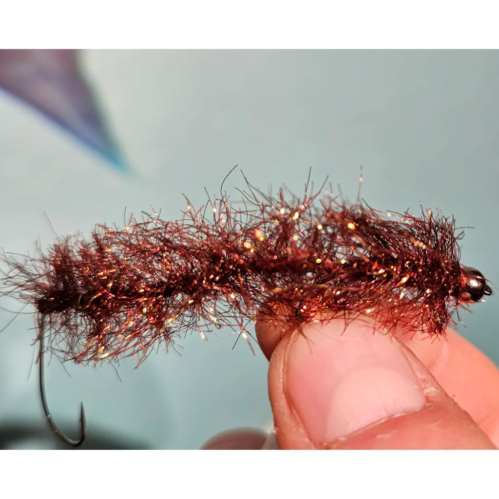 Børsteorm Brown Olive - A. Jensen havørredfluer