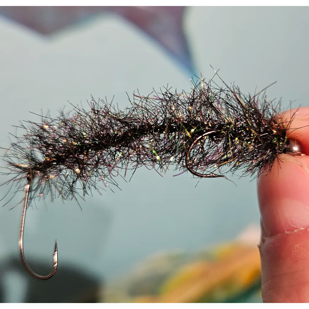 Børsteormsflue Peacock - A. Jensen Havørredfluer