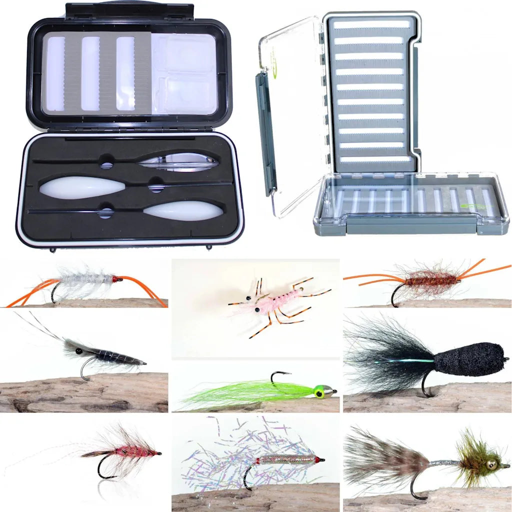 Bombarda Pakke med 10 Fluer og flueboks