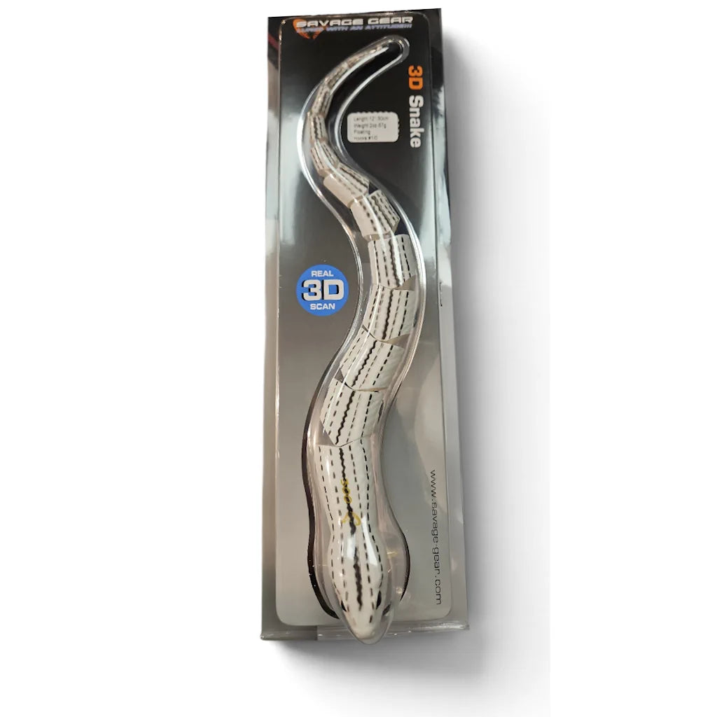 Savage Gear 3D Snake 30cm 57g Floating white snake