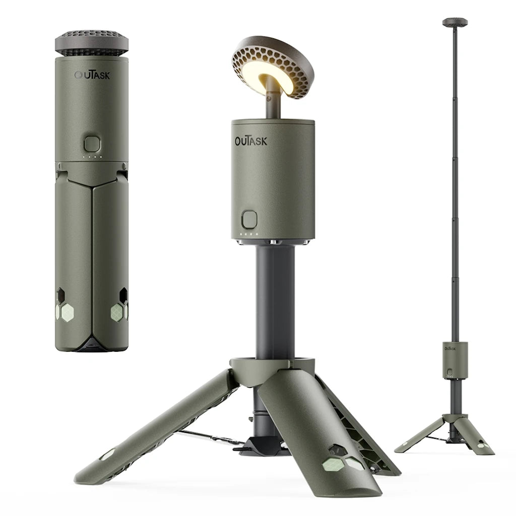 OuTask-TD Teleskop Lampe og powerbank