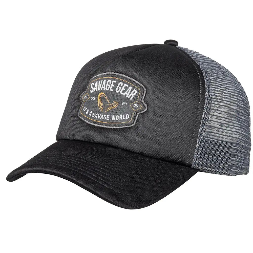 Savage Gear Badge Trucker Cap Black