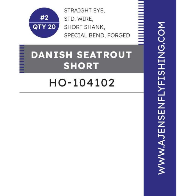 Danish Seatrout Short Fluekrog til havørred