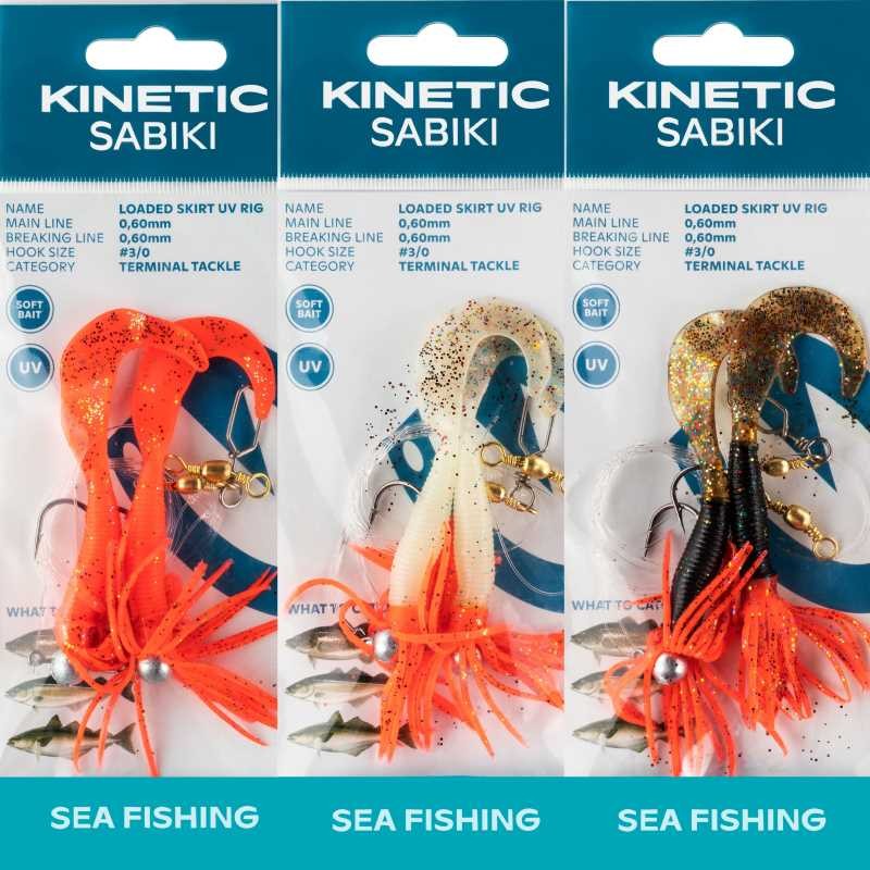 Kinetic Sabiki Loaded Skirt UV Forfang