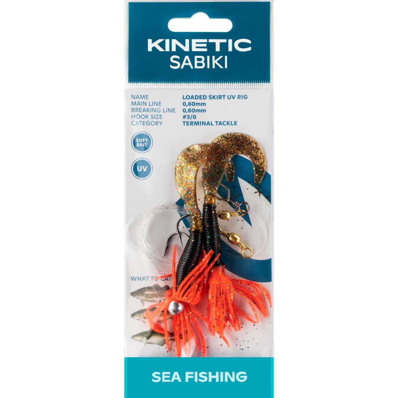 Kinetic Sabiki Loaded Skirt UV Forfang