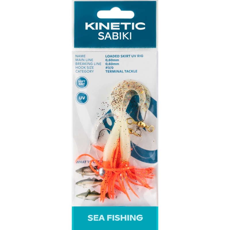 Kinetic Sabiki Loaded Skirt UV Forfang