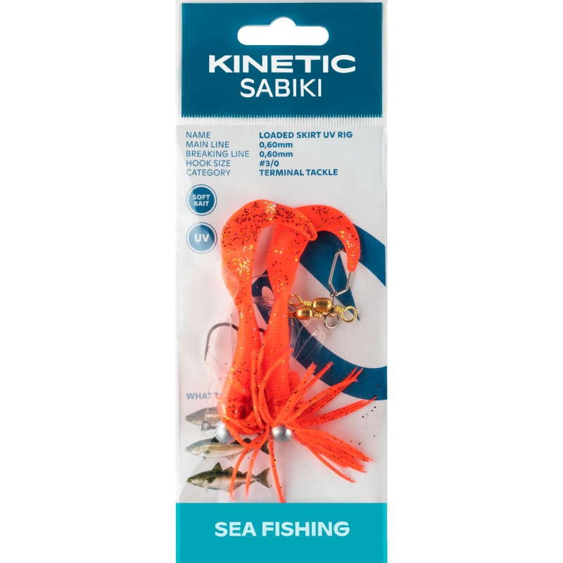 Kinetic Sabiki Loaded Skirt UV Forfang