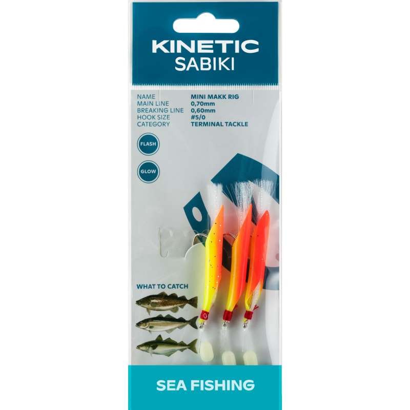 Kinetic Sabiki Mini Makk Torskeforfang