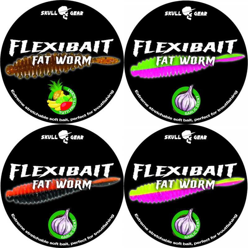 Flexibait Fat worm - 5 pak