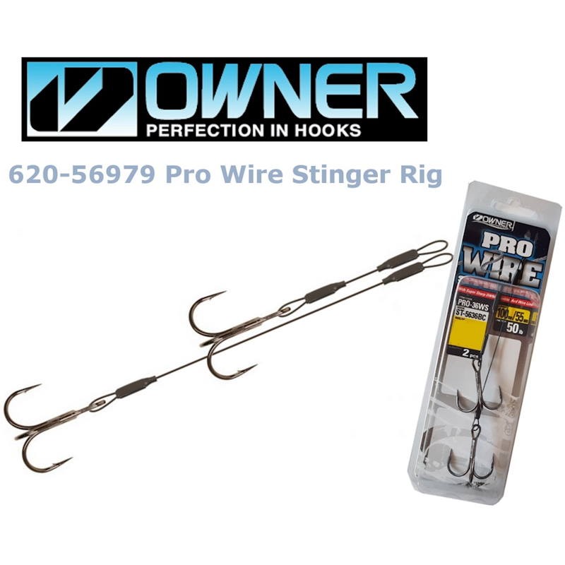 Owner PRO Wirerig Stinger Rig m/ST36 - 2 pak - geddestinger rigs