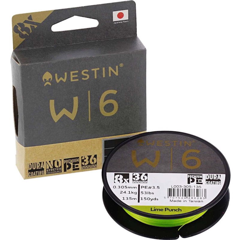 Westin W6 8 Braid Lime Punch 135M