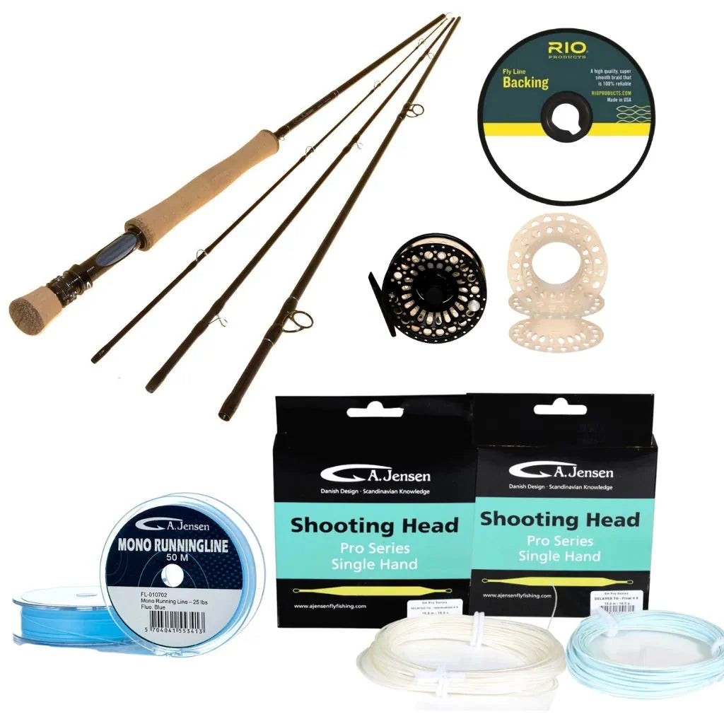 Fluesæt til kysten havørreder - komplet startpakke