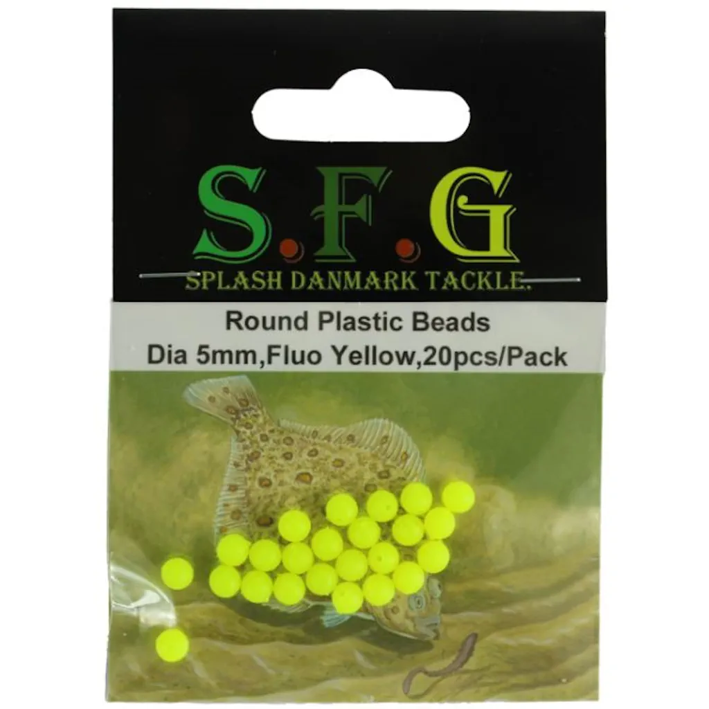 Runde Perler til gennemløber i plast 4.0 mm - SFG
