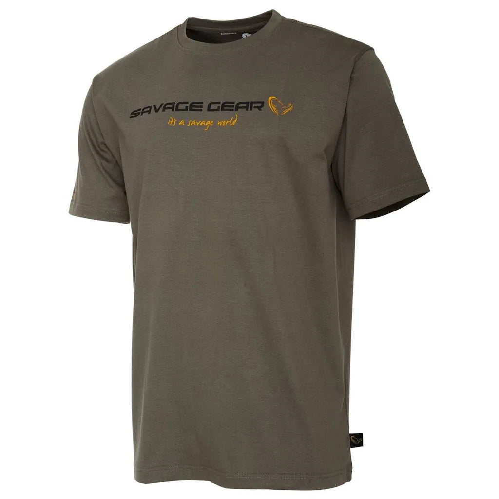 Savage Gear SG4 Logo T-Shirt Loden Green