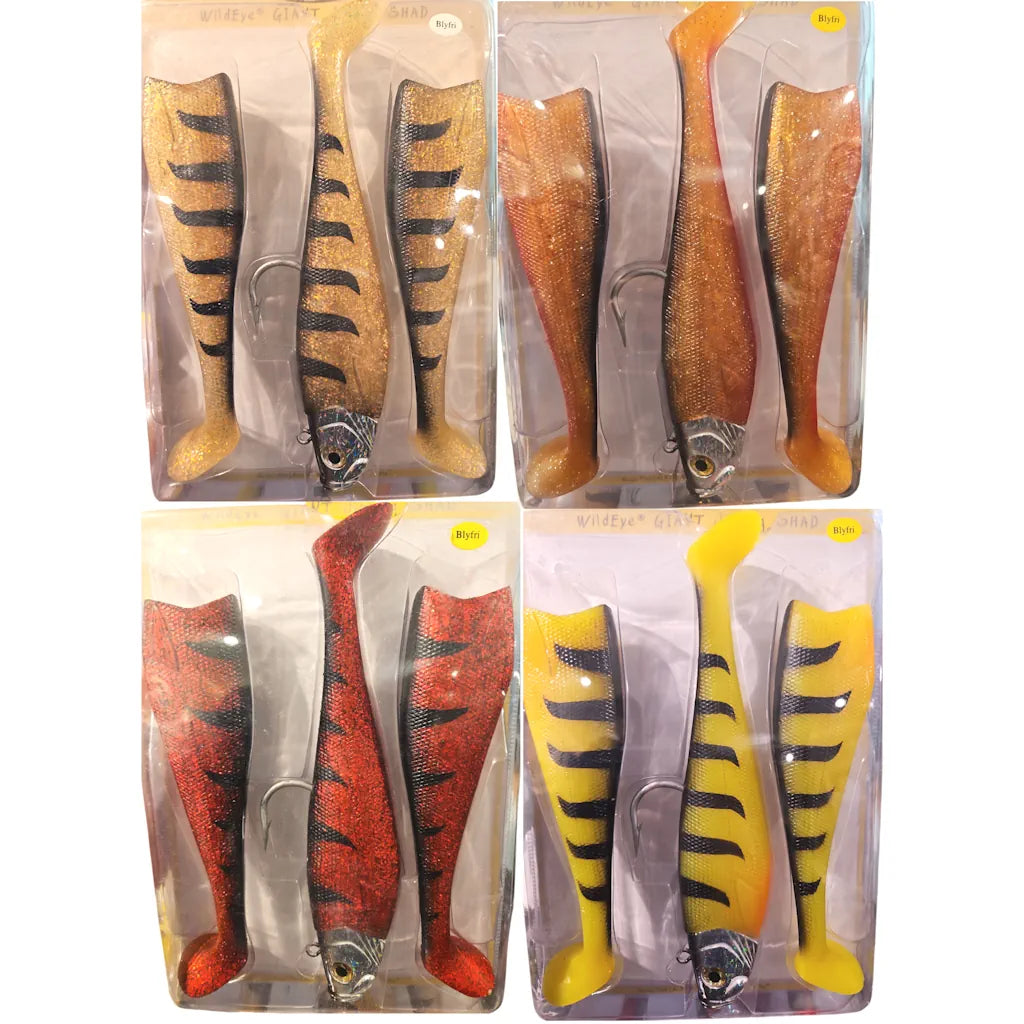 Storm Giant Jigging Shad 385g 23cm - snack til helleflynder