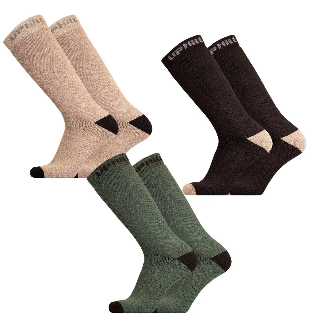 UphillSport Arctic Tactical H5 - Sokker i Merino Uld Extra Thick Active fit