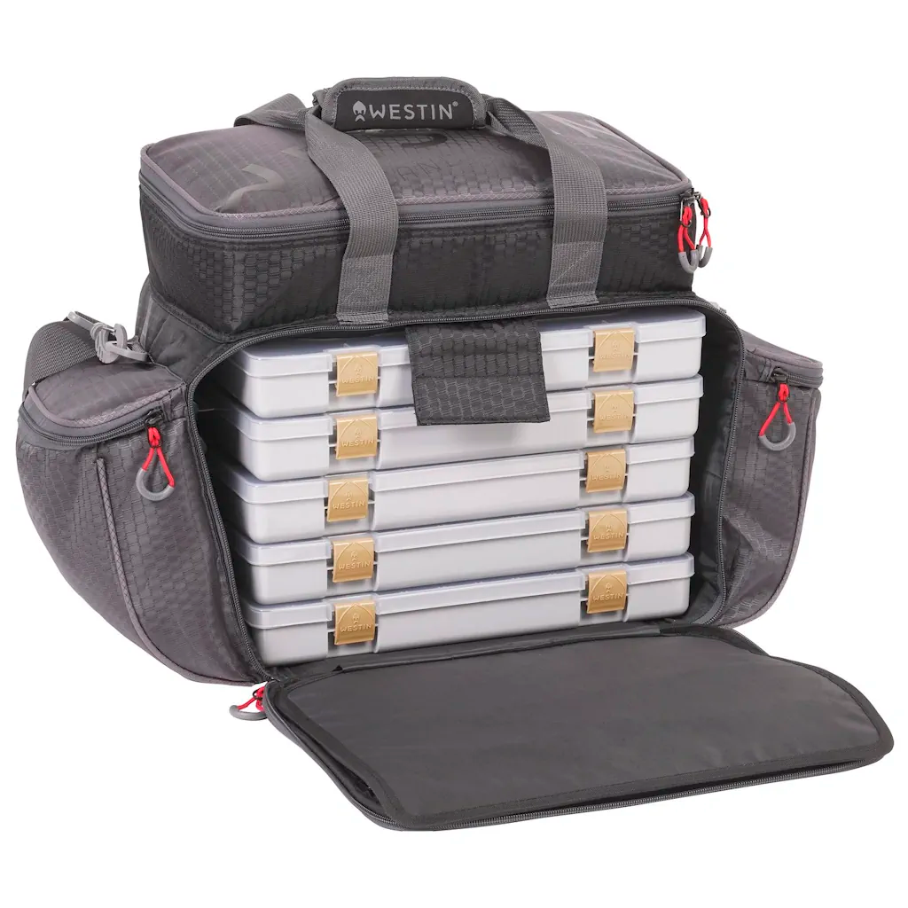 Westin W4 Master Lure Bag incl. 5 Boxes - Titanium Black