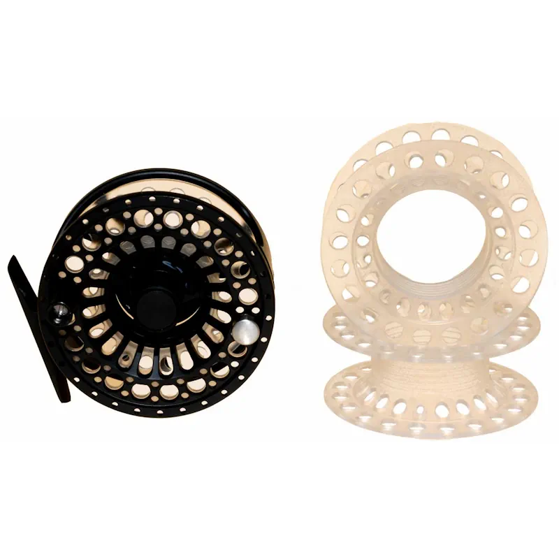 Fluesæt til geddefiskeri - med stang, hjul og 3 liner