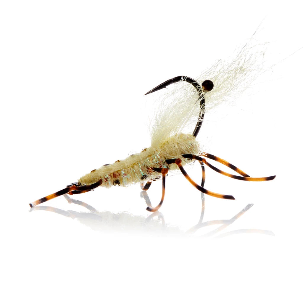 Honey Shrimp Chartreuse Legs - A. Jensen Havørredfluer