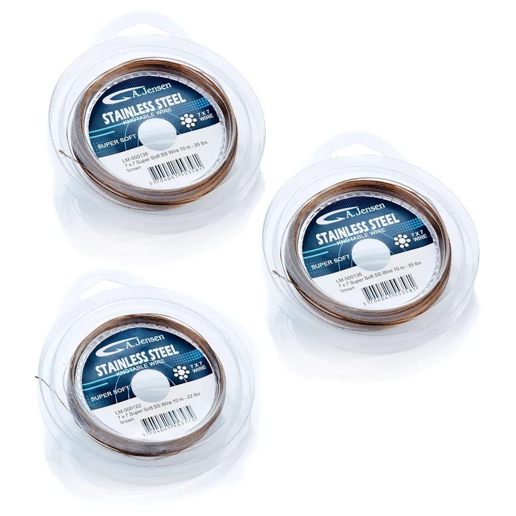 7x7 Super Soft SS Wire 10m til geddeforfang