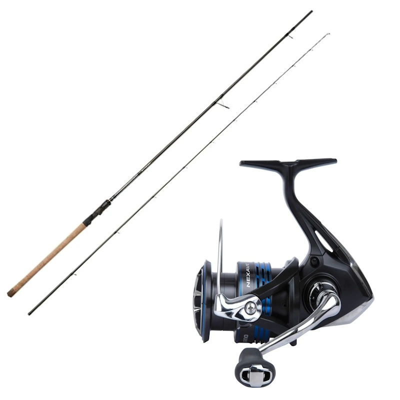 Fiskesæt til kystfiskeri efter havørred Parabellum og Nexave